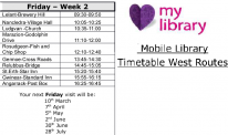 West Cornwall Week 2 timetable (March 2017 to August 2017)
