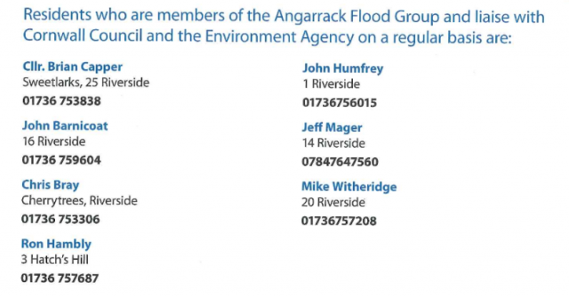 Angarrack Flood Group - Angarrack Flood Plan 2015 Angarrack Flood Group - Angarrack Flood Plan 2015