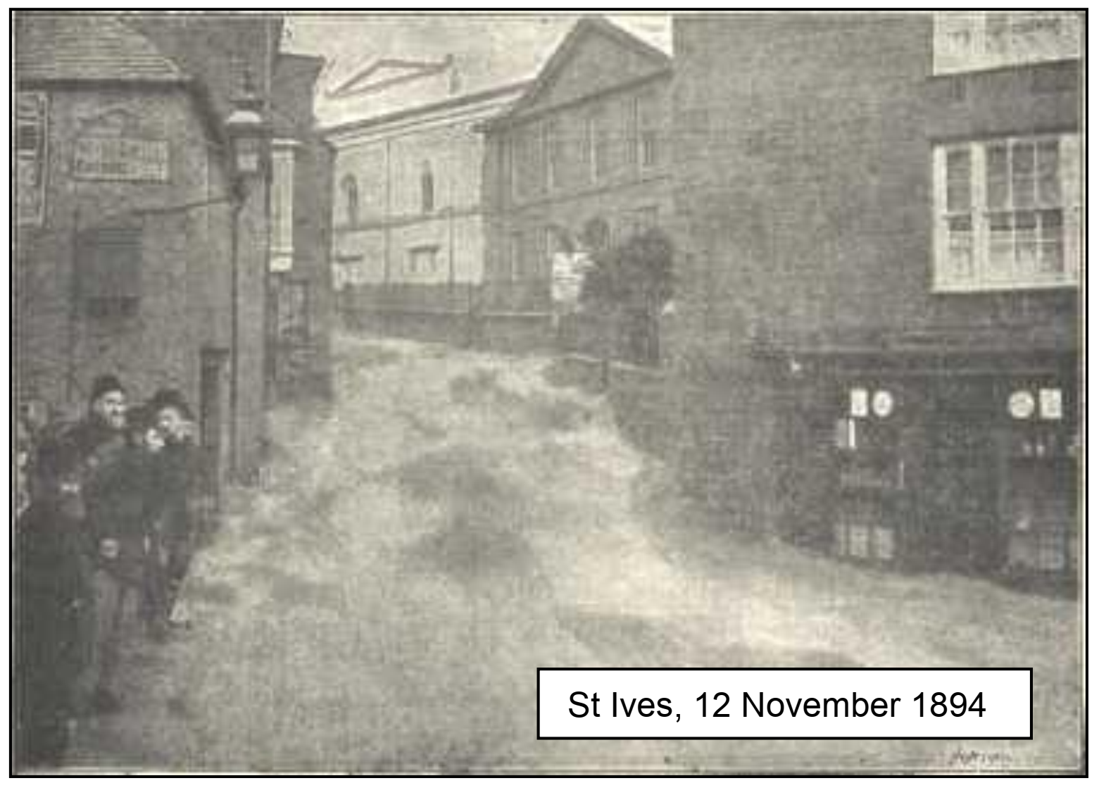 Flooding St Ives, 12 November 1894 Flooding St Ives, 12 November 1894