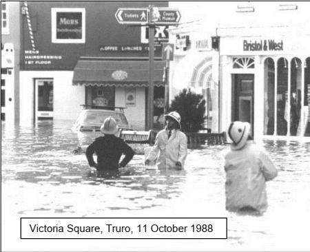 Victoria Square, Truro, 11 October 1988 Victoria Square, Truro, 11 October 1988
